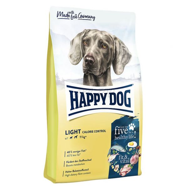 Happy Dog Supreme Fit & Vital Light Calorie Control 12 + 2 kg GRÁTIS