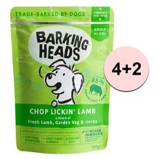 BARKING HEADS Chop Lickin’ Lamb GRAIN FREE 300g 4+2 GRÁTIS
