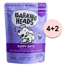 BARKING HEADS Puppy Days GRAIN FREE 300g 4+2 GRÁTIS
