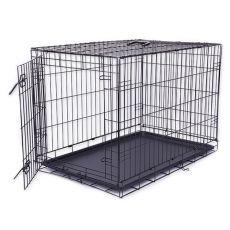 Klietka Dog Cage Black Lux, XL - 107,5 x 74,5 x 80,5 cm