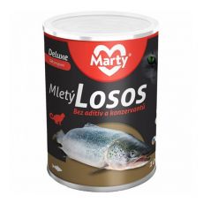 Konzerva pre mačky MARTY Deluxe Minced Salmon 400 g