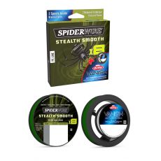 SpiderWire 8 Pletená šnúra s fluorocarbónom Stealth Smooth 150m 0,09mm/0,25mm