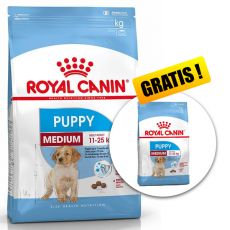 Royal Canin Medium Puppy granule pre stredné šteňatá 15 kg + 4 kg GRÁTIS
